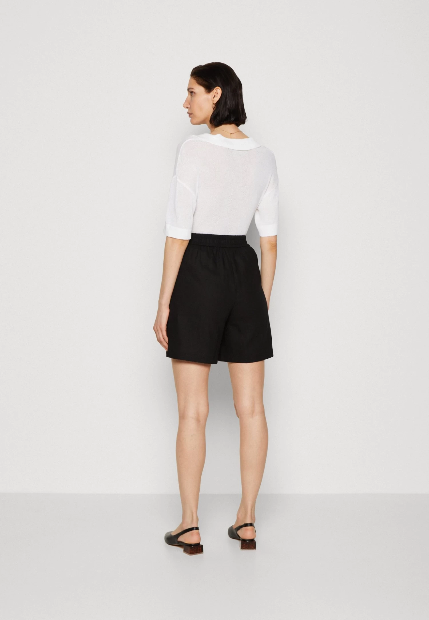 Anna Field Linen Mix - Shorts - Black - Afbeelding 3