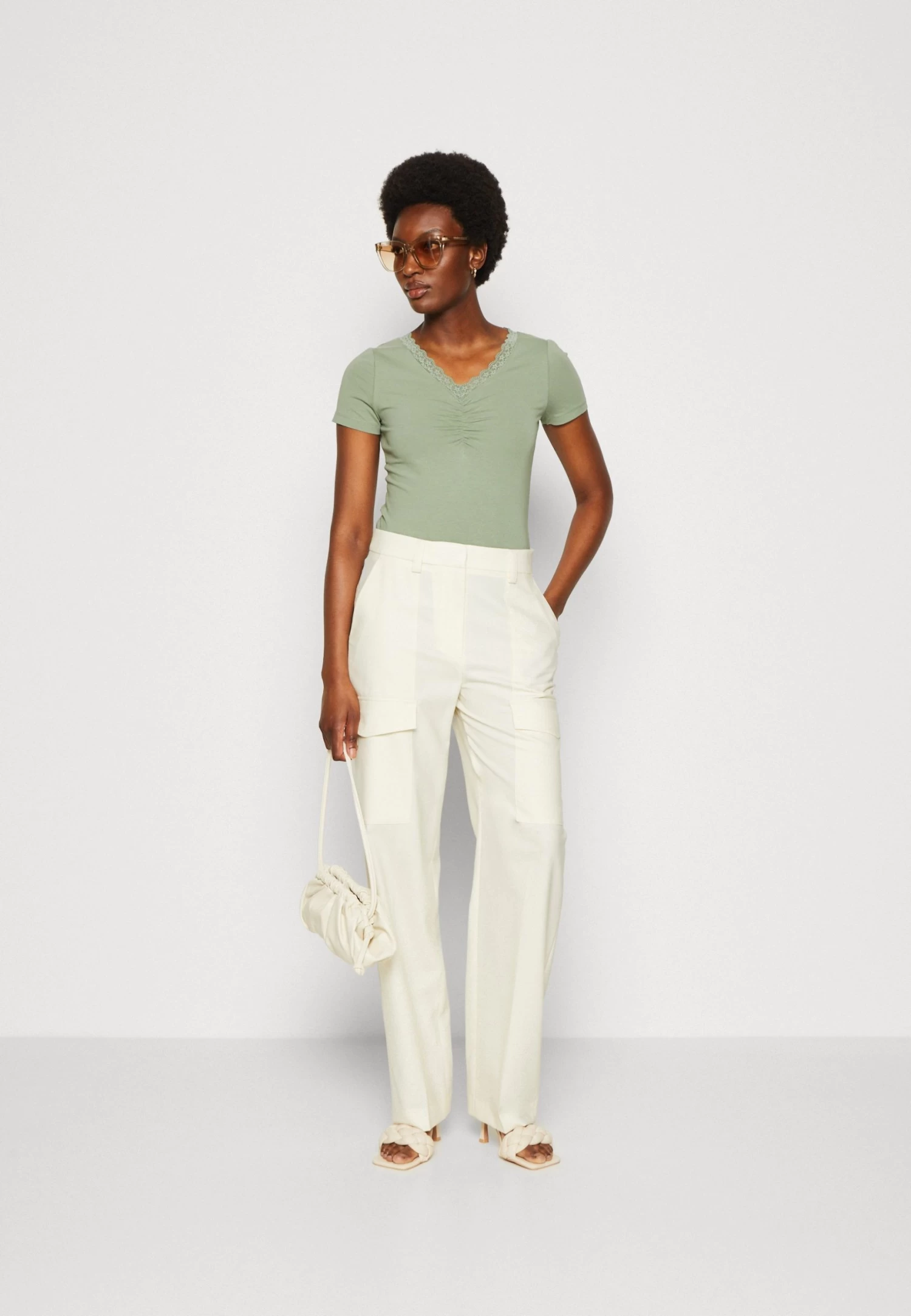 Anna Field T-Shirt Print - Light Green - Afbeelding 2