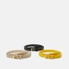 Anna Field 3 Pack - Riem - Black/Yellow/Taupe