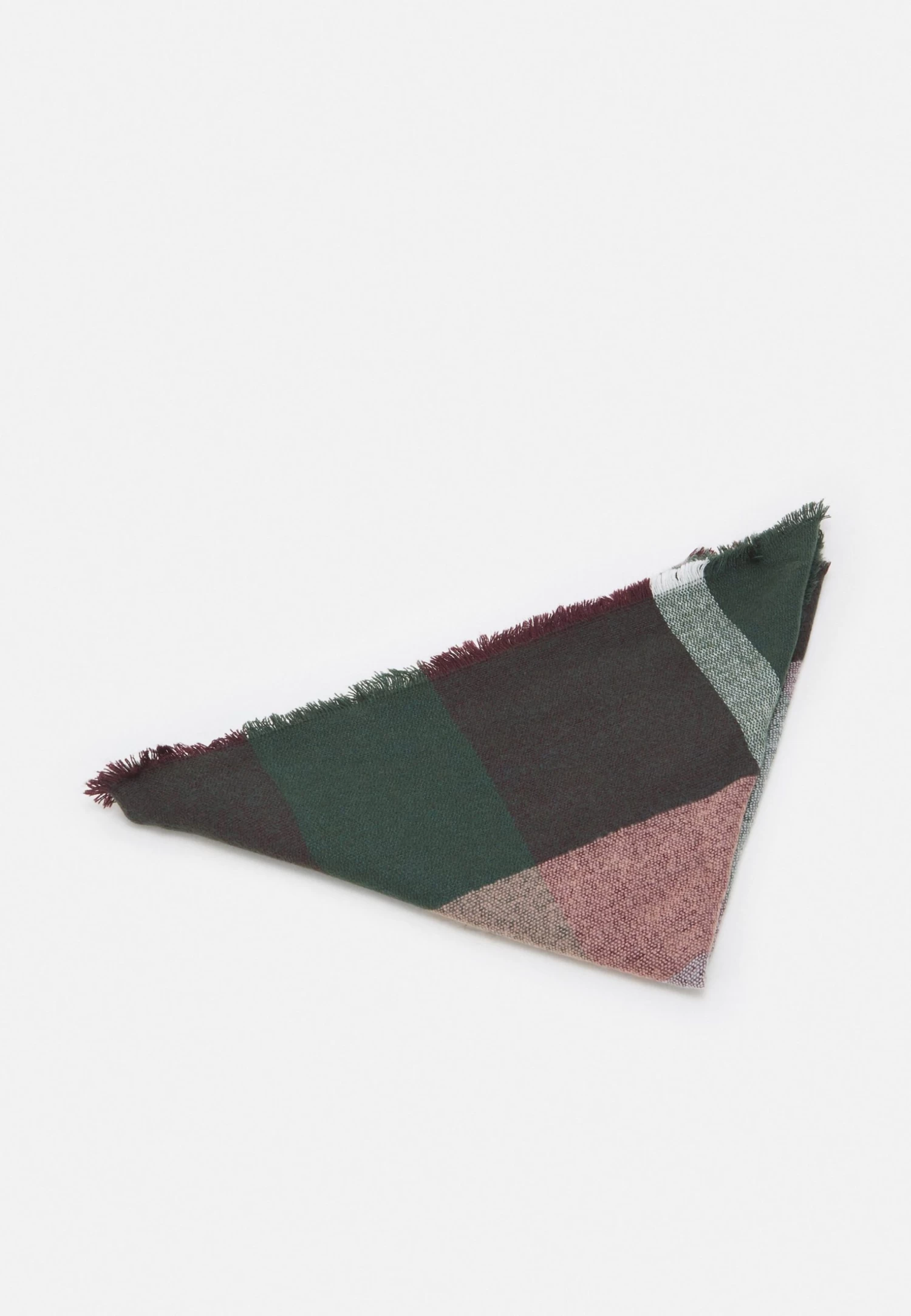 Anna Field Halsdoek - Dark Green/Light Pink - Afbeelding 2