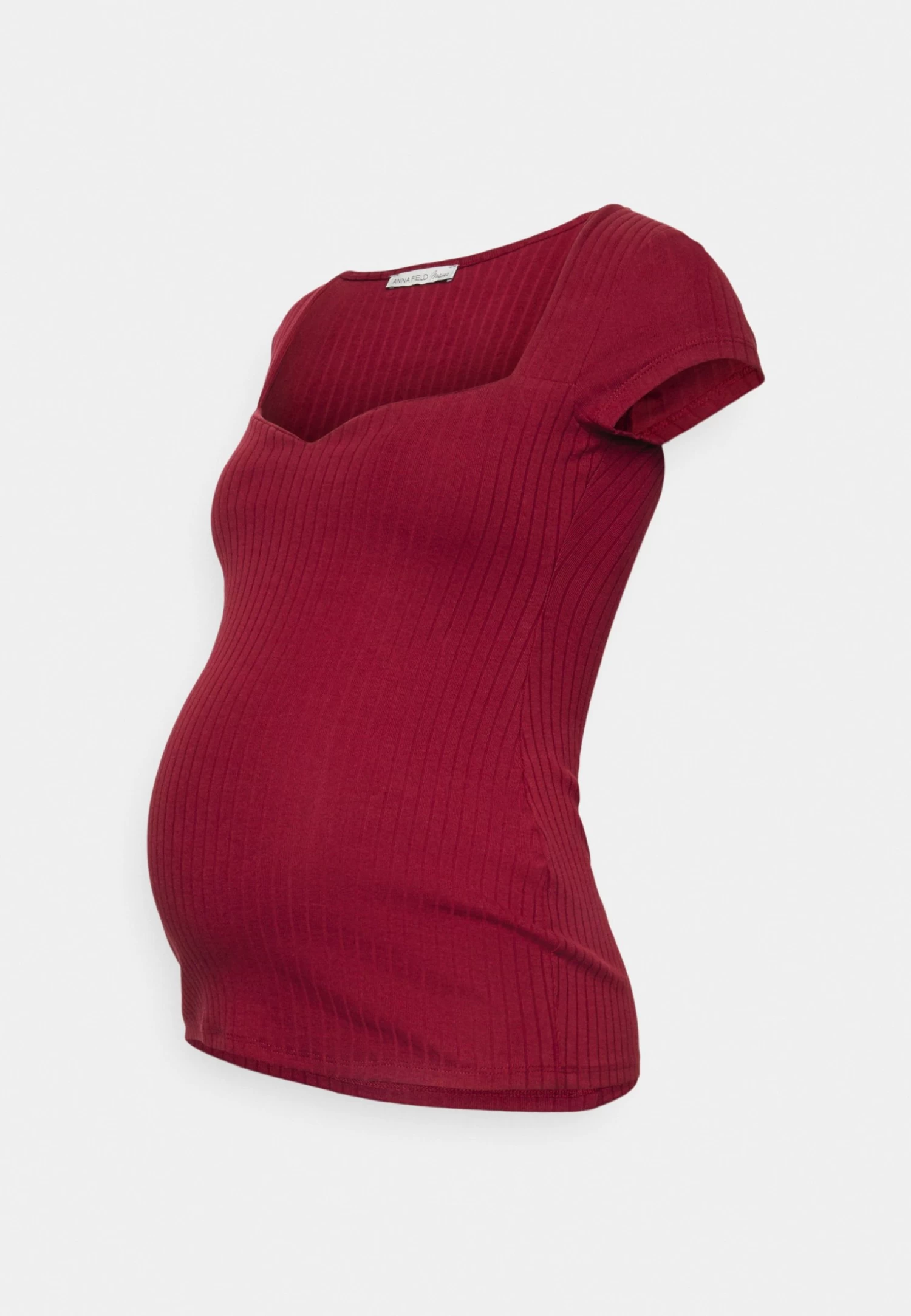 T-Shirt Basic - Dark Red - Afbeelding 4