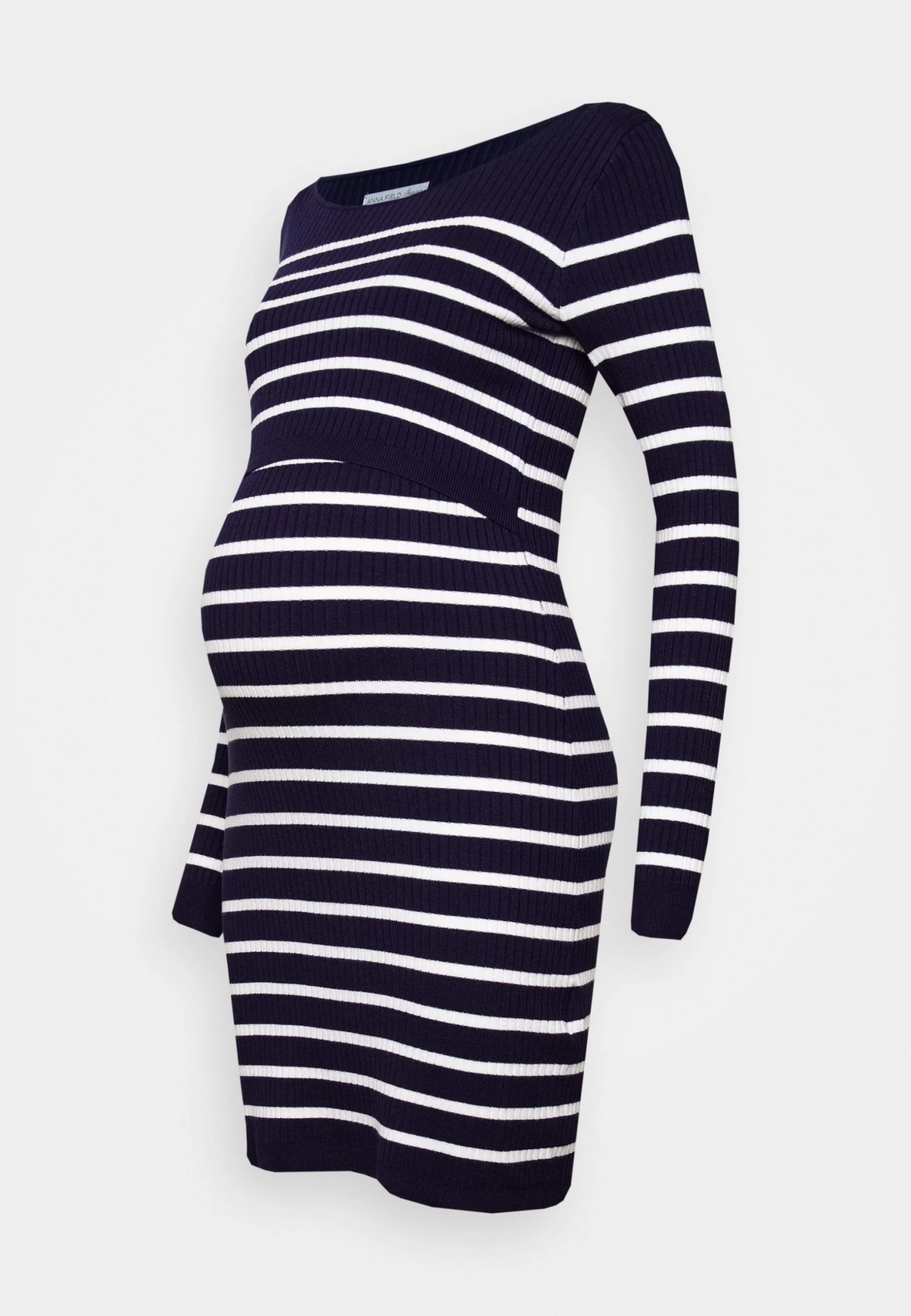 Gebreide Jurk - Blue/White - Afbeelding 4