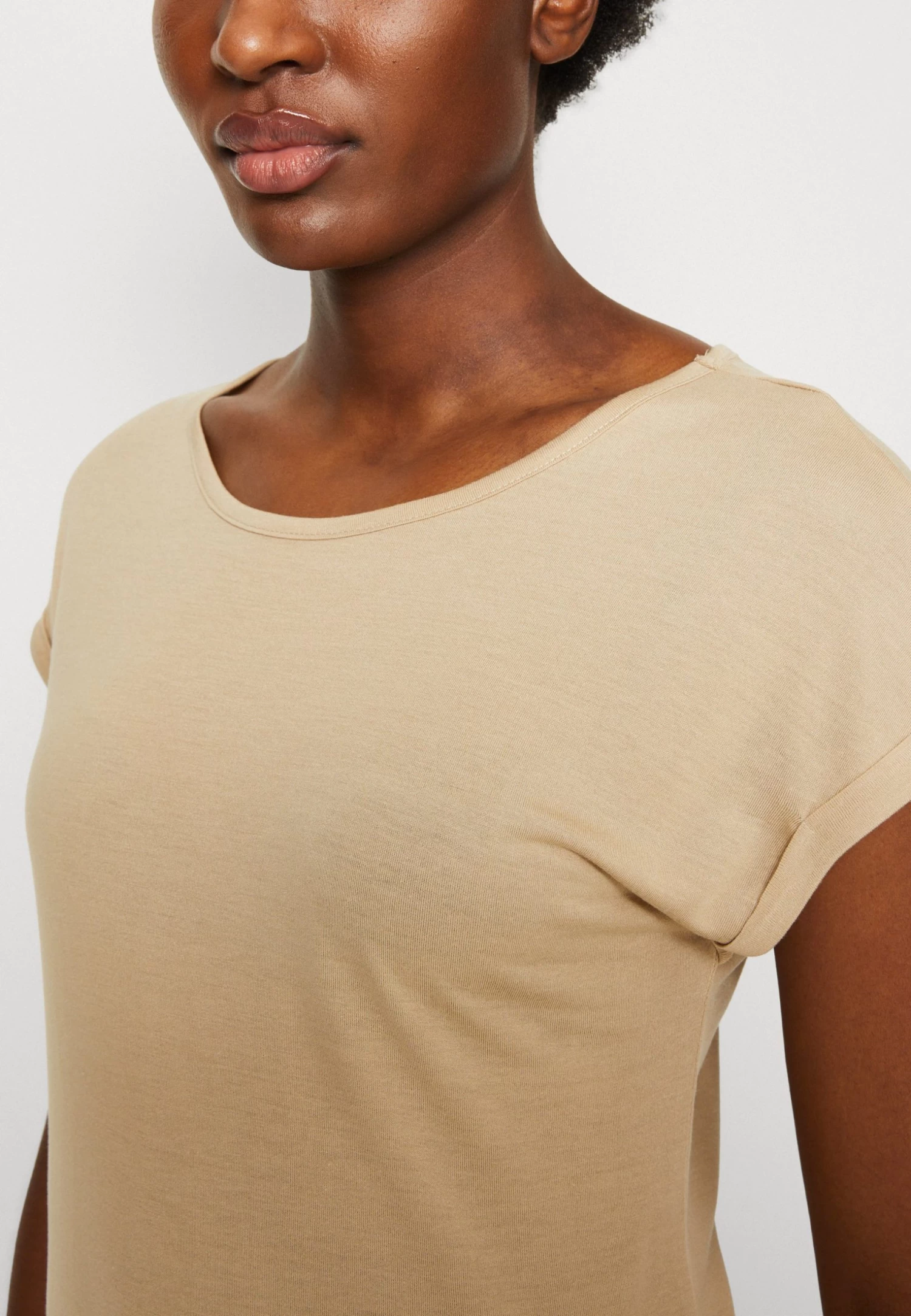 Anna Field 3 Pack - T-Shirt Basic - Beige/Off-White/Red - Afbeelding 8