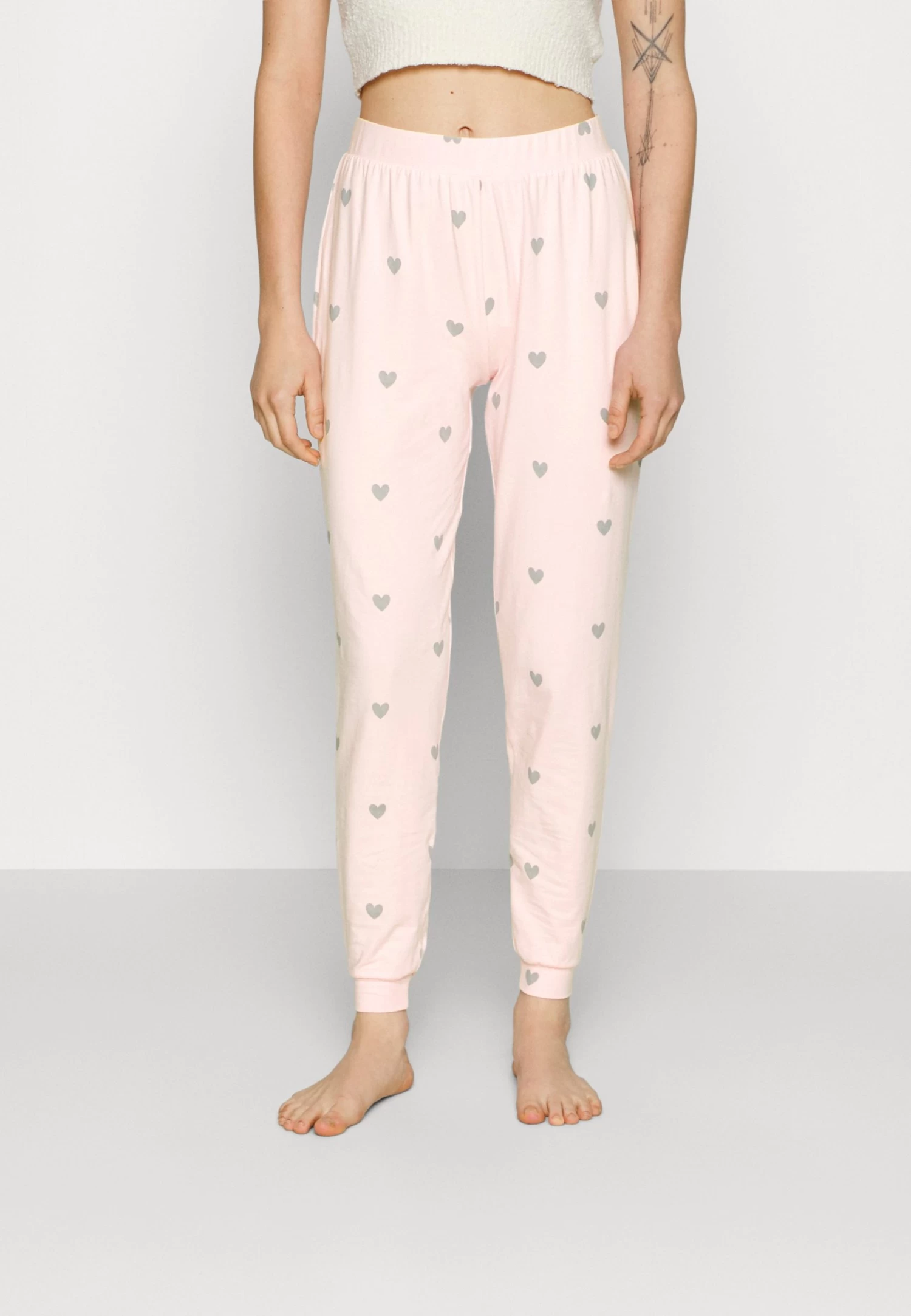 Anna Field 2 Pack - Pyjamabroek - Pink/Grey - Afbeelding 2