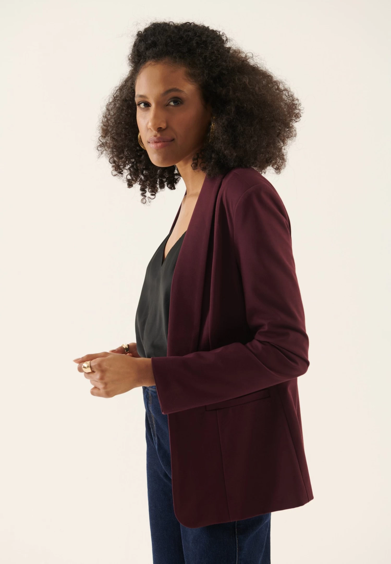 Anna Field Blazer - Bordeaux - Afbeelding 7