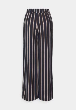 Anna Field Broek - Dark Blue/Brown/White