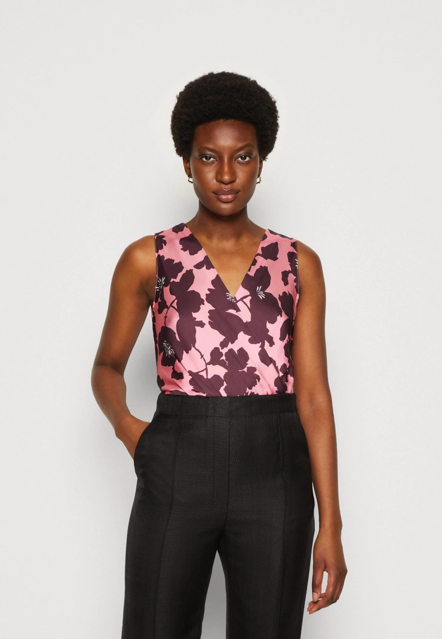 Anna Field Blouse - Pink/Multi Coloured