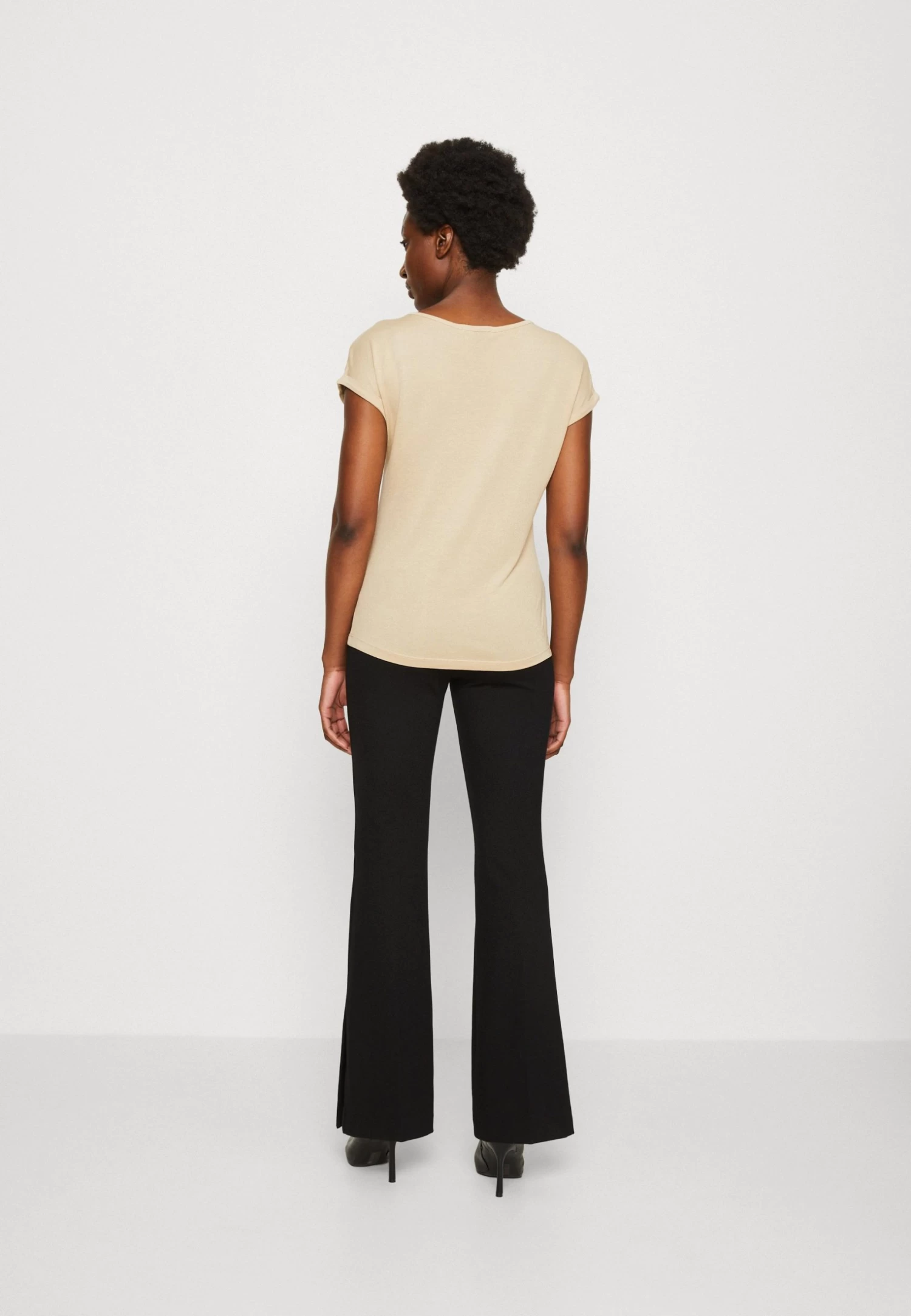 Anna Field 3 Pack - T-Shirt Basic - Beige/Off-White/Red - Afbeelding 3