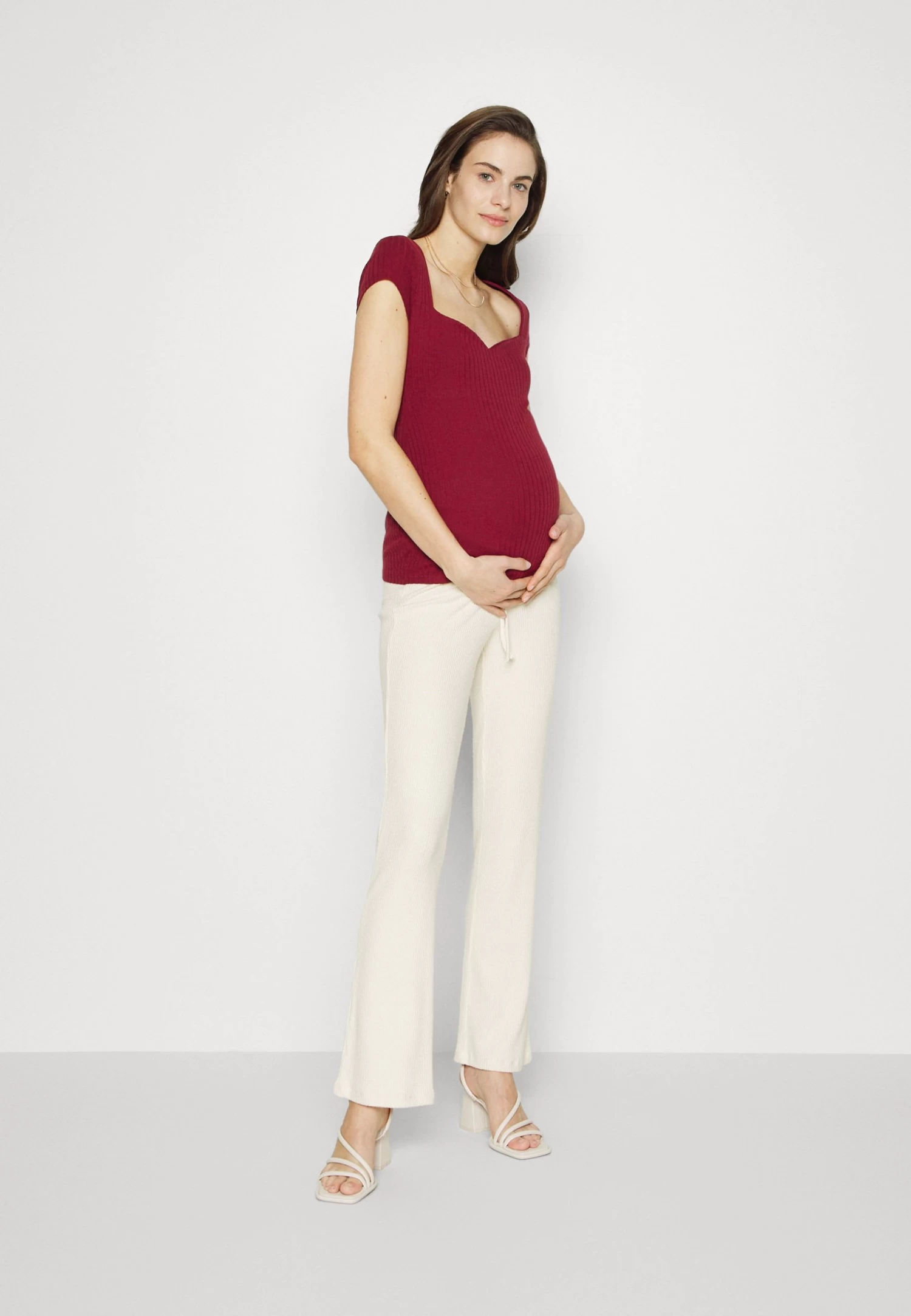 T-Shirt Basic - Dark Red - Afbeelding 2