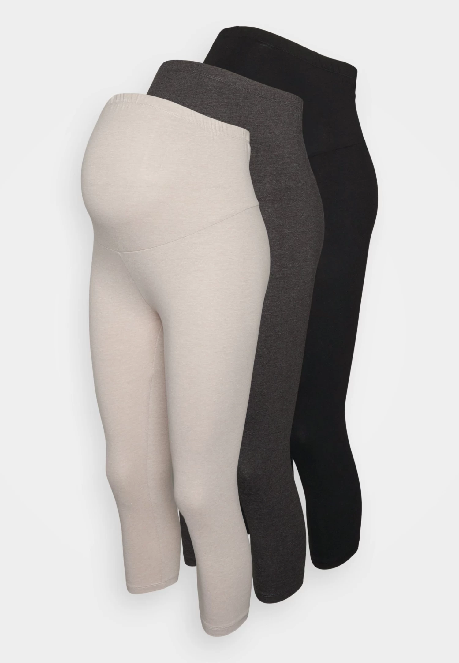 3 Pack - Legging - Black /Mottled Beige/Mottled Dark Grey - Afbeelding 6