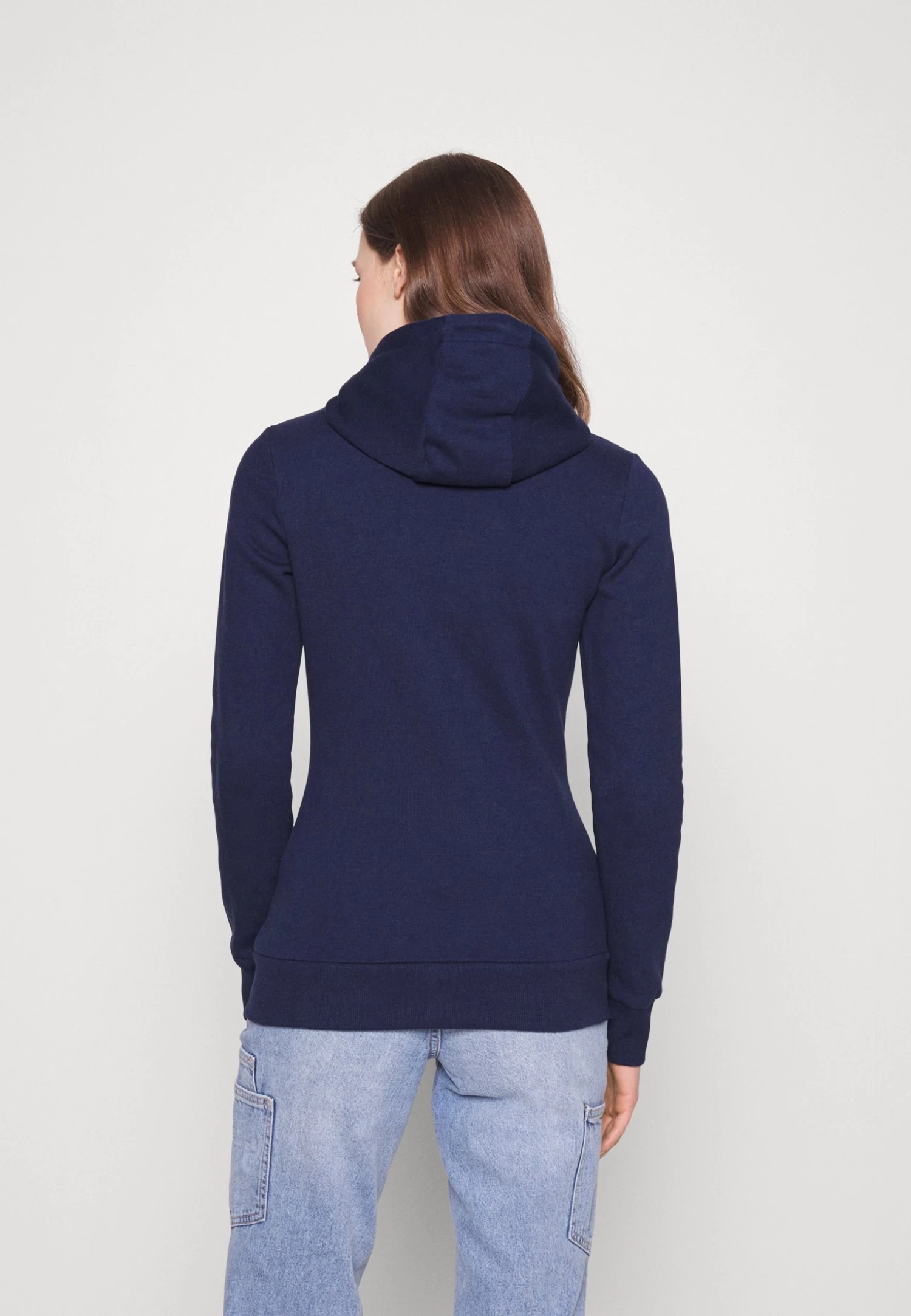 Sweater Met Rits -Dark Blue - Afbeelding 3