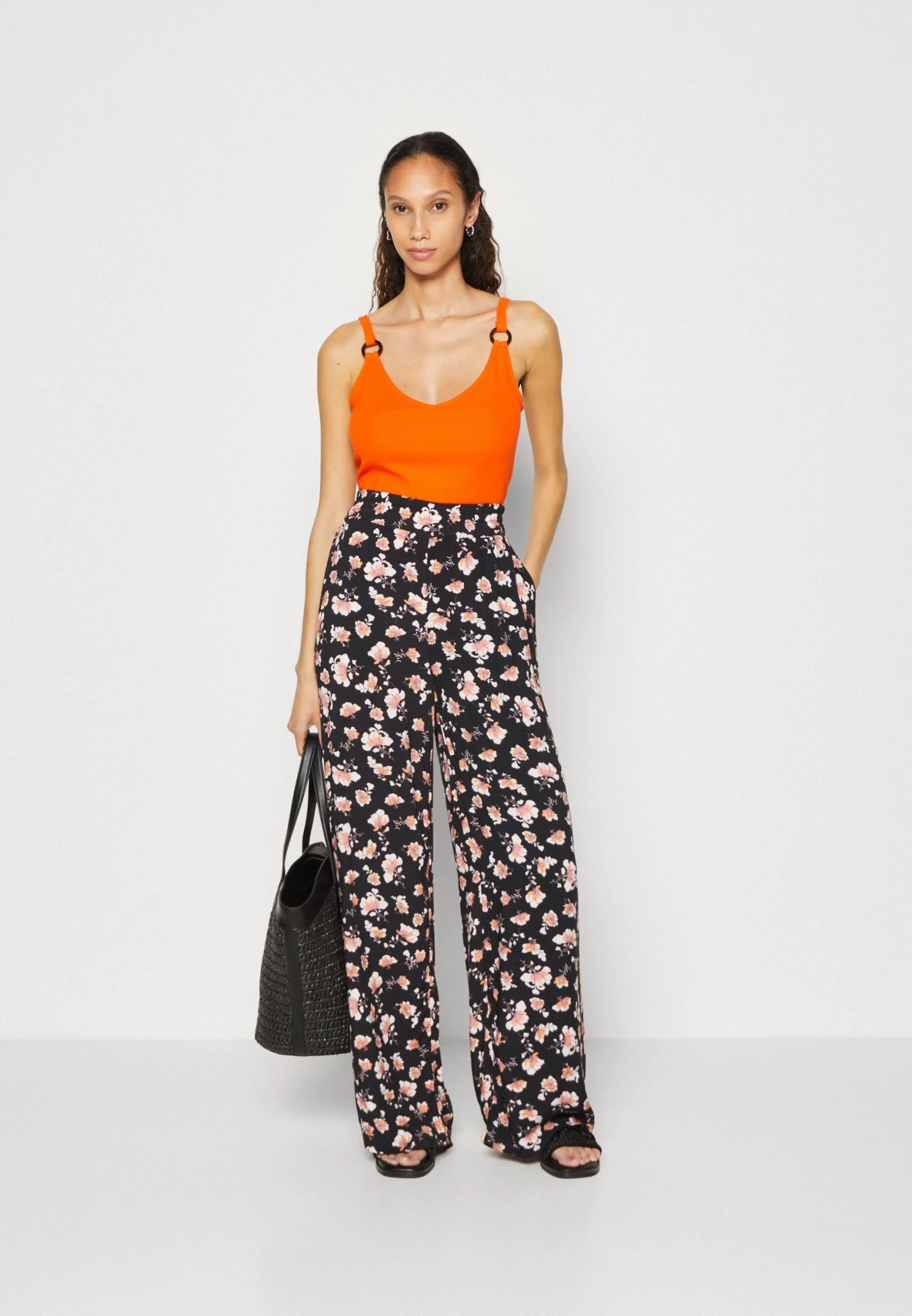 Anna Field Broek - Black/Multi-Coloured - Afbeelding 2