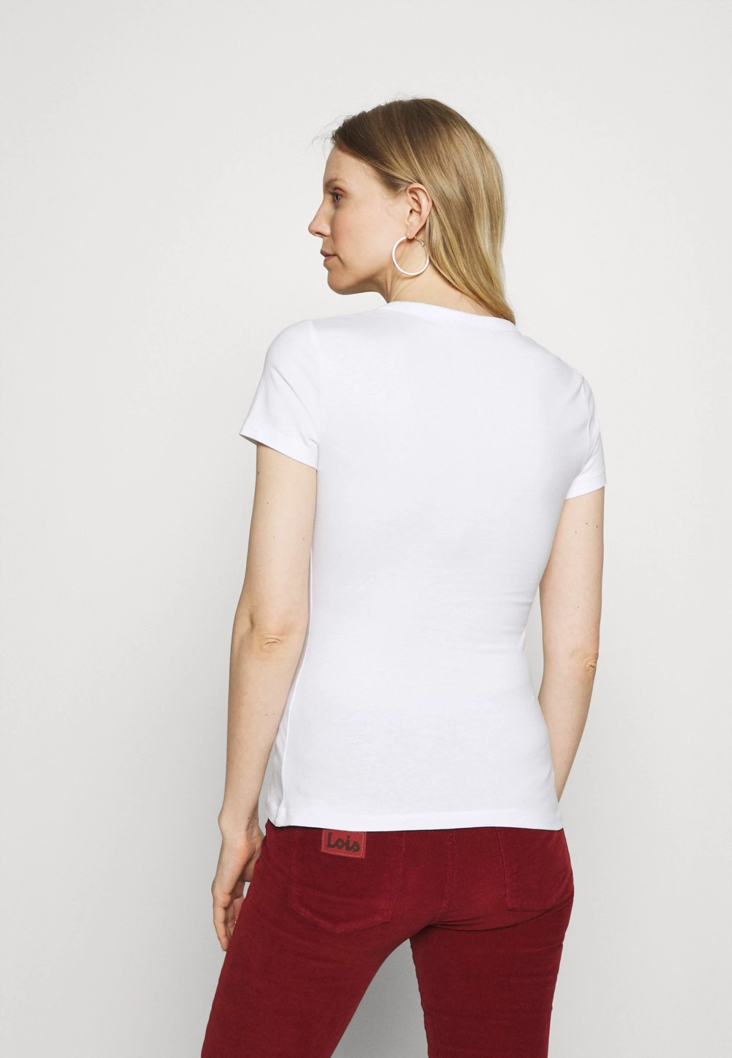Anna Field 2 Pack - T-Shirt Basic - White - Afbeelding 3
