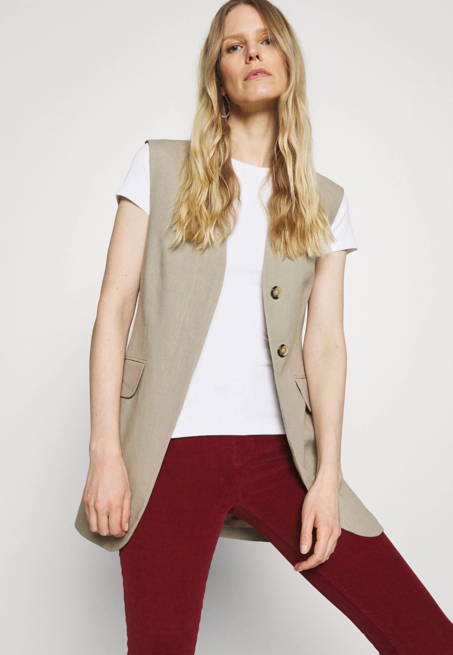 Anna Field 2 Pack - T-Shirt Basic - White - Afbeelding 5