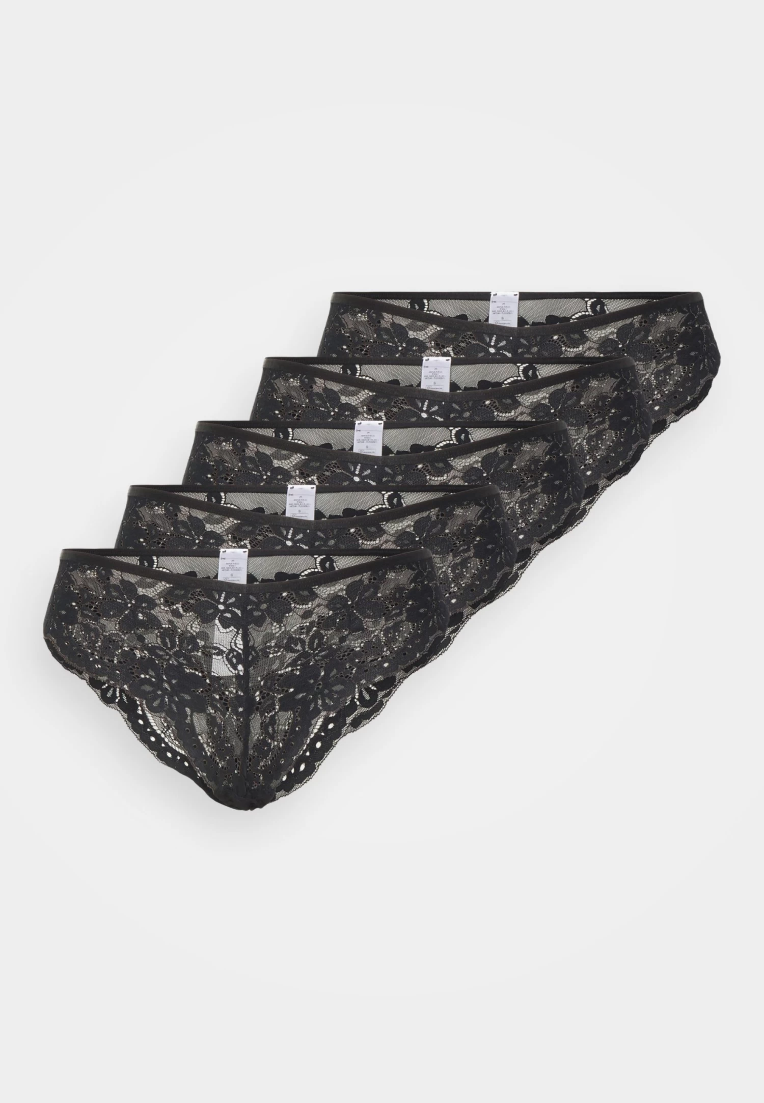 Anna Field 5 Pack - Slip - Black - Afbeelding 4