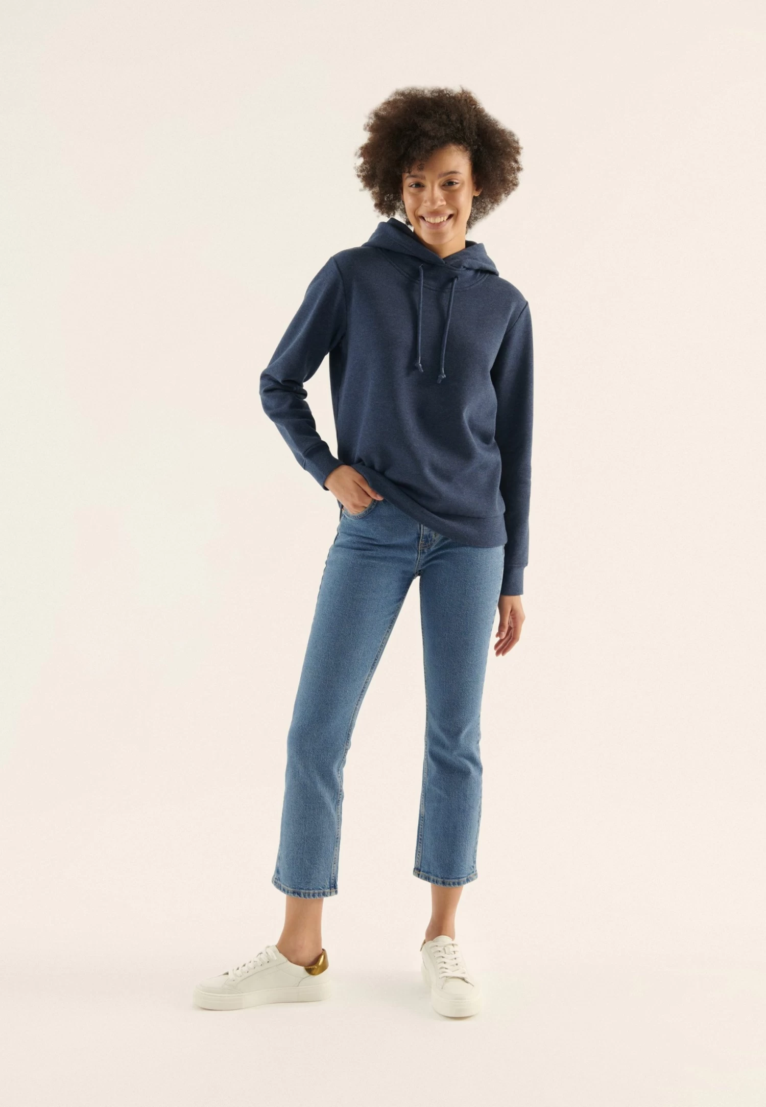 Anna Field Hoodie - Dark Blue/Mottled Blue - Afbeelding 2