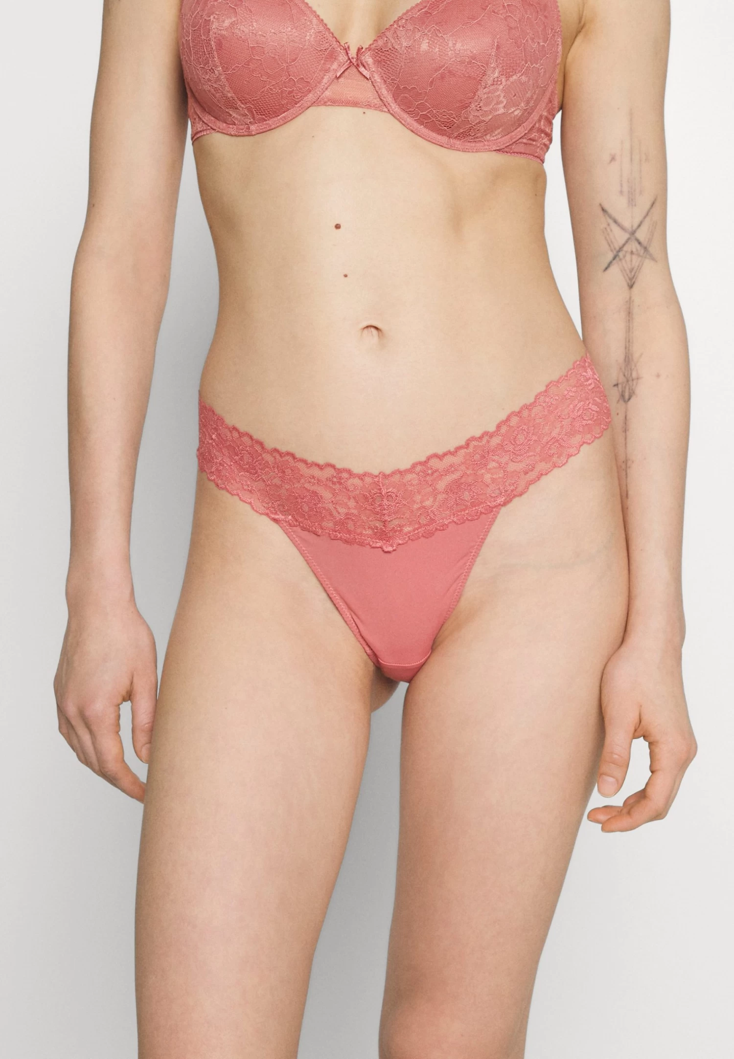 Anna Field 5 Pack - String - Pink/Black - Afbeelding 2