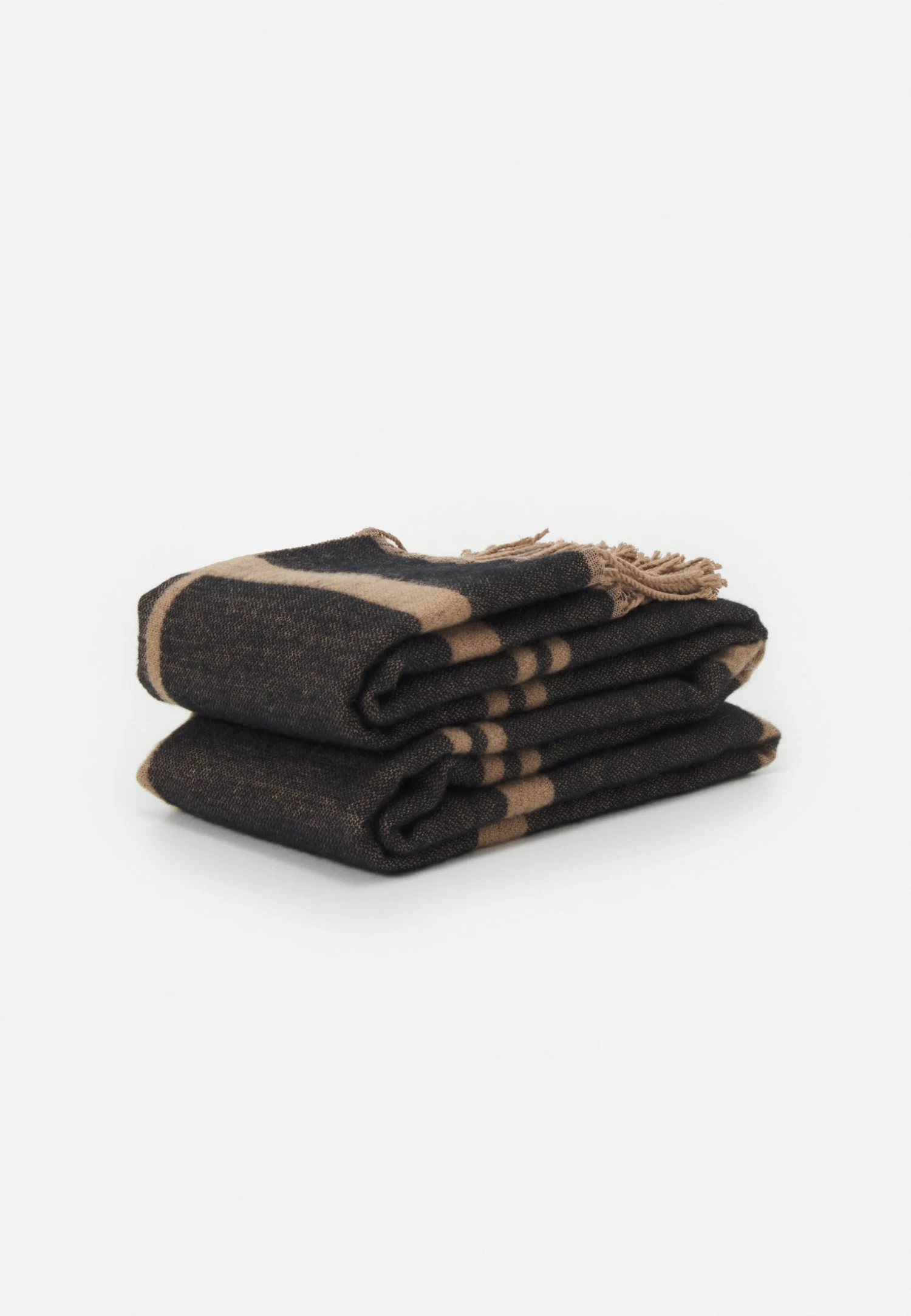 Anna Field Sjaal - Camel/Black - Afbeelding 2